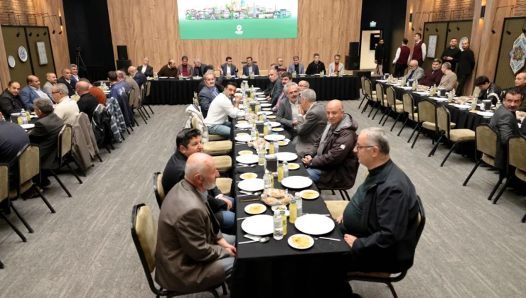 Konya Karatay’da Protokol Ve Muhtarlar Iftar Sofrasında Buluştu