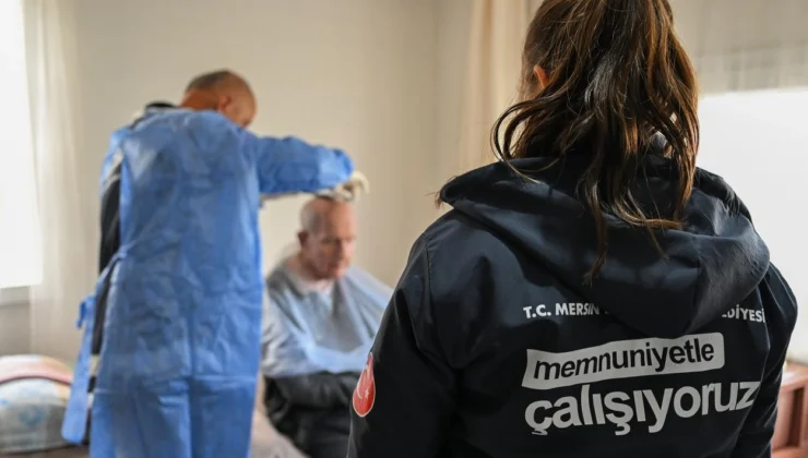 Mersin’de Evde Sağlık Hizmeti Vatandaşın Yanında