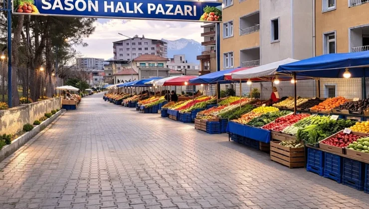 Sason’da Ramazan Boyunca 'Halk Pazarı' Kuruluyor