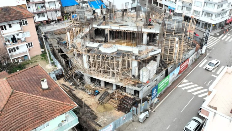 Yeni Kuruçeşme Merkez Camii Şekillenmeye Başladı