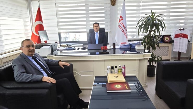 Zonguldak Denetimli Serbestlik Müdürü Aydemir’den Defterdar Serdar’a ziyaret