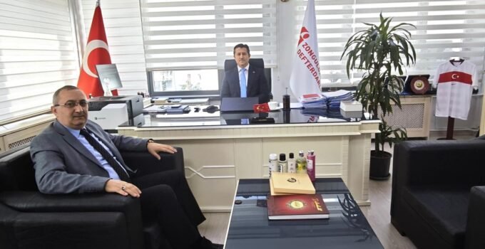 Zonguldak Denetimli Serbestlik Müdürü Aydemir’den Defterdar Serdar’a ziyaret