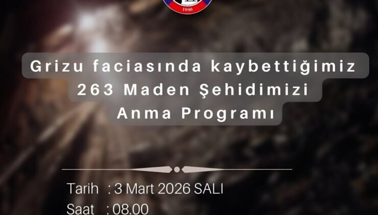 263 Kozlu maden şehidi anılacak