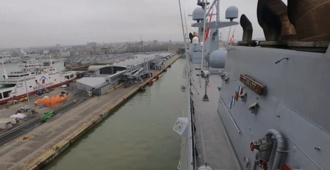 Anadolu Türk Deniz Görev Kuvveti Dönüş Yolunda