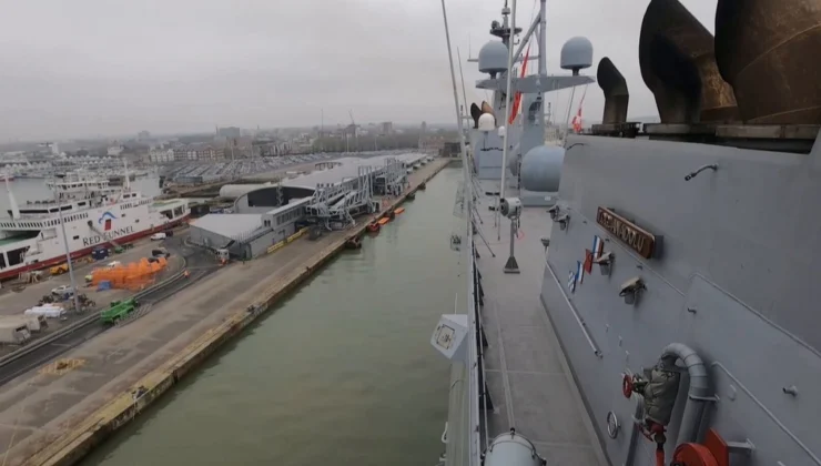 Anadolu Türk Deniz Görev Kuvveti Dönüş Yolunda