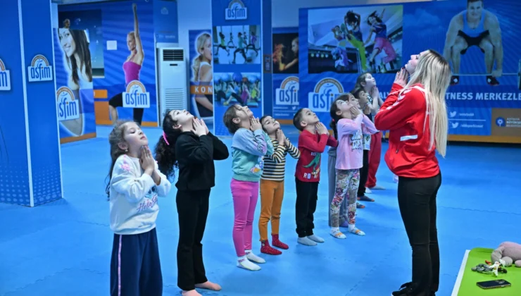 Antalya’da Minikler Sporla Öğreniyor