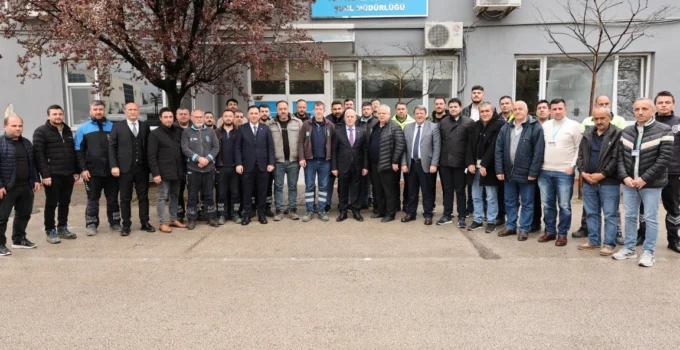 Başkan Bozbey, Buski̇ Personeliyle Bayramlaştı