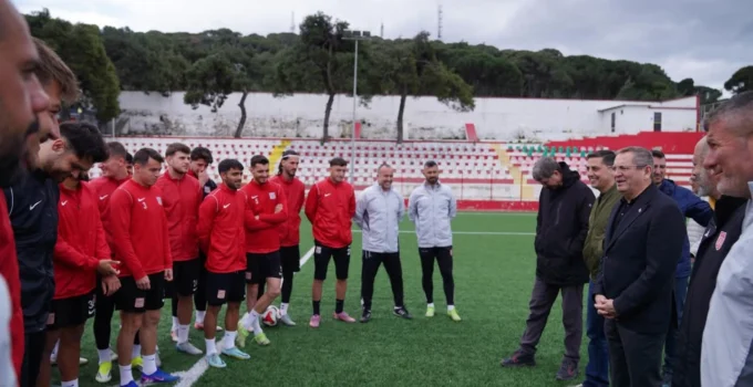 Başkan Mesut Ergin Yenilenen Tesisleri Inceledi