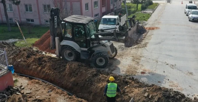 Baski̇ Manyas’ta Yıllanmış Içme Suyu Hattını Yeniledi