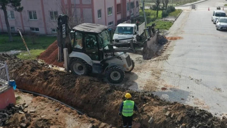 Baski̇ Manyas’ta Yıllanmış Içme Suyu Hattını Yeniledi