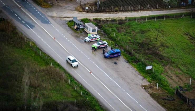Bursa'Da Jandarma Havadan Ve Karadan Denetimleri Artırdı