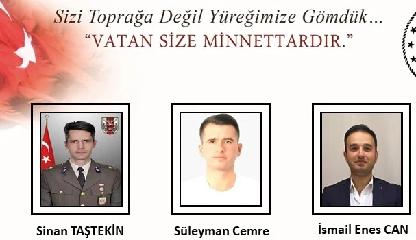 Cumhurbaşkanı Erdoğan’dan Helikopter Kazasındaki Şehitlere Taziye Mesajı