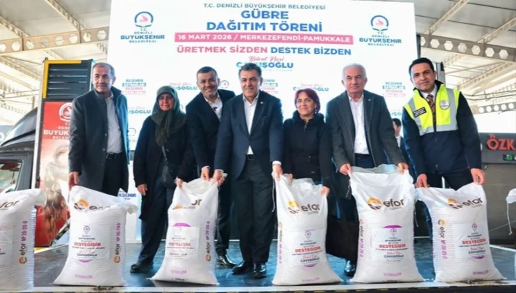 Denizli’de Üreticiye 2 Milyon Kiloluk Gübre Desteği