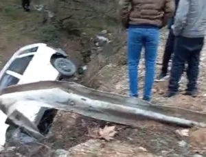 Düzce Yığılca Yolunda Kaza: Virajı Alamadı!