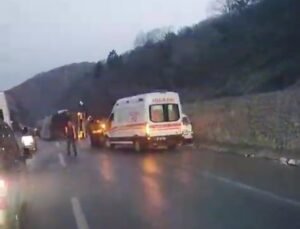 GMİS Genel Başkanı Hakan Yeşil zincirleme kazaya karıştı