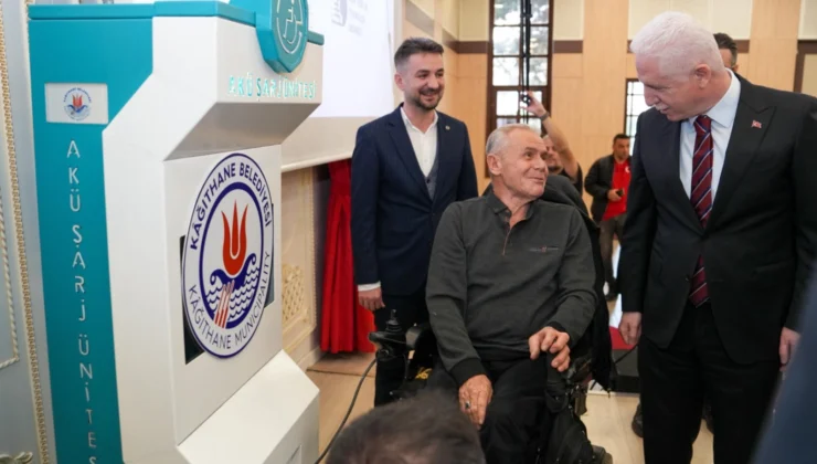 İstanbul Kağıthane'De 'Engelsiz Şarj' Projesi