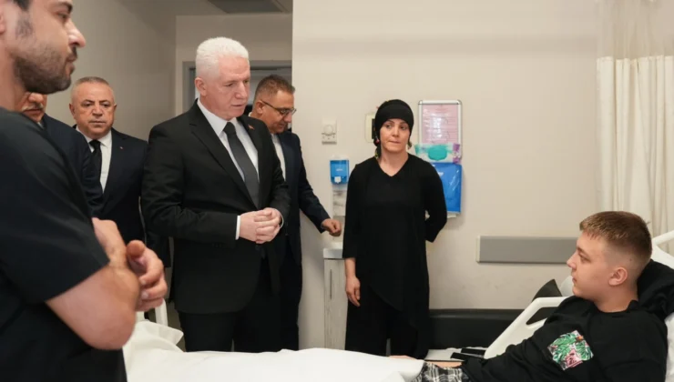 İstanbul Valisi Gül’den Yaralı Liseliye Ziyaret