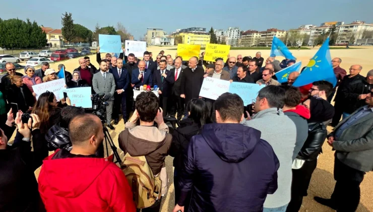 İyi̇ Parti Bursa'Dan Hazine Arazileri Açıklaması… Bursa Sahipsiz Değildir