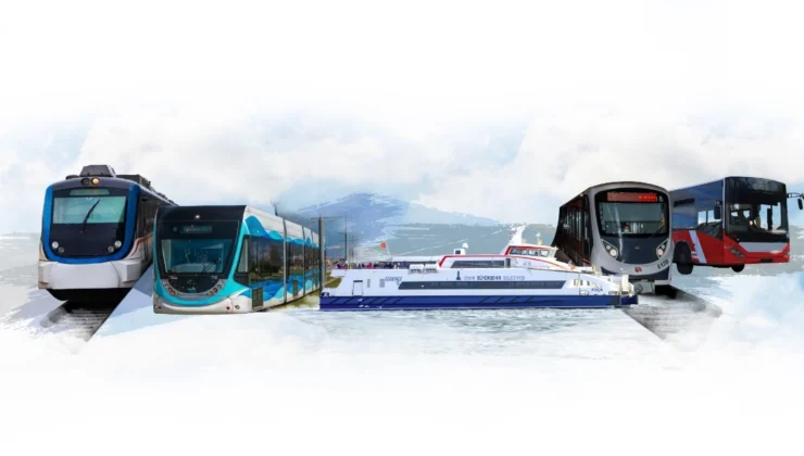 İzmir'De Bayramda Toplu Ulaşım Yüzde 50 Indirimli