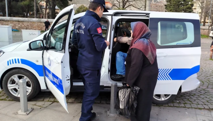 Kocaeli Zabıtası’ndan Örnek Duyarlılık