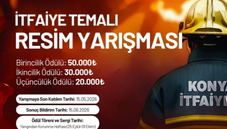 Konya Büyükşehir'Den Ödüllü Resim Yarışması
