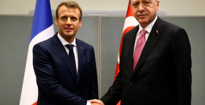 Erdoğan, Macron Ile Küresel Çatışmaları Görüştü