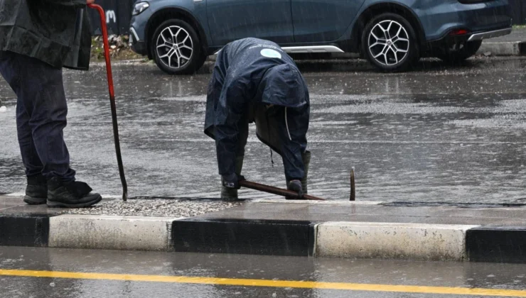 Manisa Sağanak Yağışa Karşı Seferber