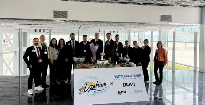 Milas-Bodrum Havalimanı Sezonun Ilk Dış Hat Uçuşunu Karşıladı