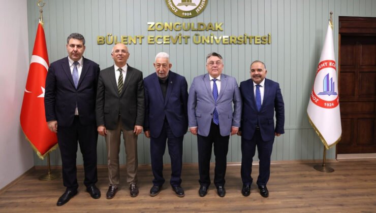 Önceki Dönem Diyanet İşleri Başkanlarından Yılmaz ve İl Müftüsü Demir’den, Rektör Özölçer’e Ziyaret