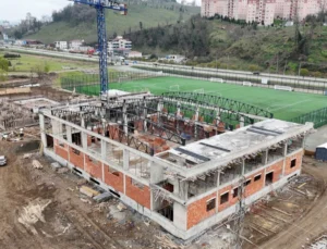 Ordu'Da Eskipazar Spor Kompleksi Inşaatı Sürüyor