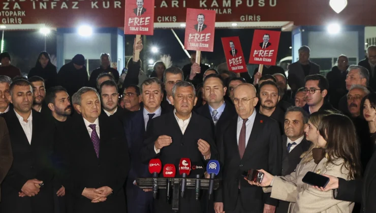 Özgür Özel’den Sincan Cezaevi’nde Tanju Özcan’a Ziyaret