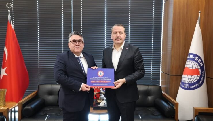 Rektör Özölçer’den Memur-Sen Genel Başkanı Yalçın’a Ziyaret