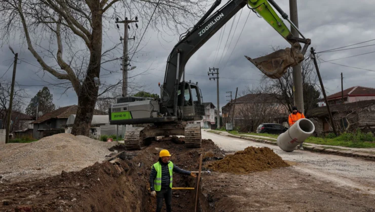 Sakarya Karakamış'A 3 Bin 500 Metrelik Yağmursuyu Hattı
