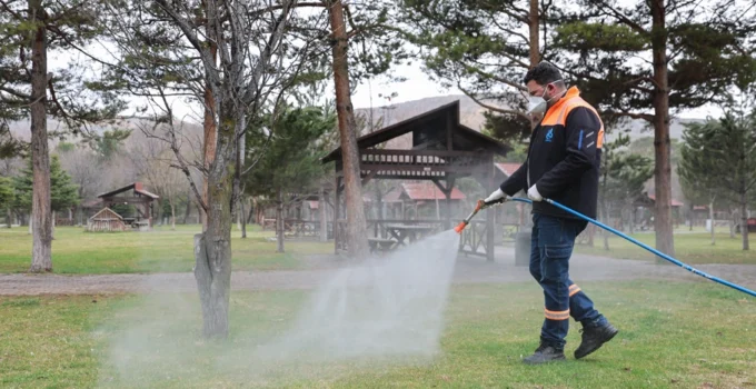 Sivas’ta Yaz Öncesi Ilaçlama Seferberliği