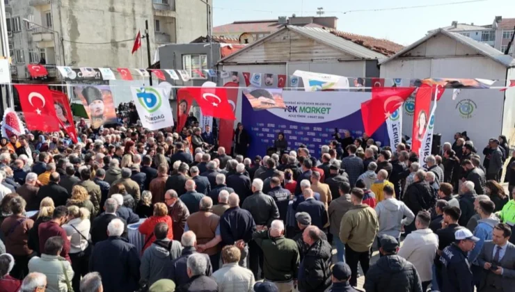 Tek Market Dayanışma Zinciri Şarköy'De Büyüyor