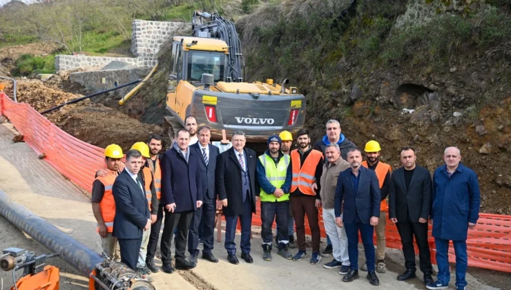 Trabzon Akçaabat’ta Içme Suyu Altyapısı Güçleniyor
