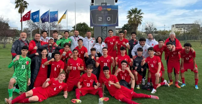 U16 Milliler Hazırlıkta Ukrayna’yı 2-0 Yendi