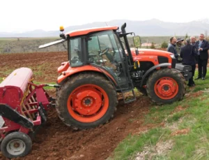 Adana'Da Tufanbeyli Çiftçisine Çilek Ve Nohut Desteği
