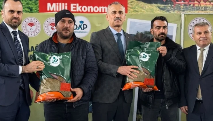 Ağrı’da 440 Çiftçiye 44 Ton Yonca Tohumu Katkısı