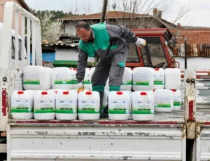 Ankaralı Üreticiye Sıvı Gübre Desteği