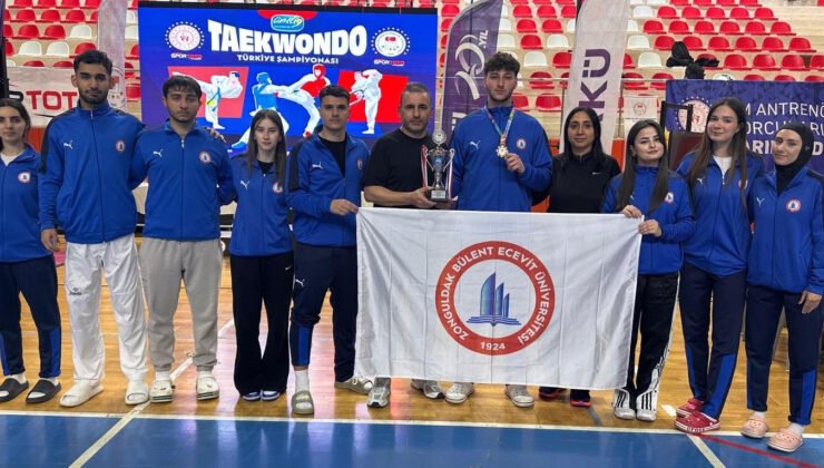 BEUN, Tekvando Şampiyonası’ndan Altın Madalya ve 3’üncülük Kupası ile Döndü
