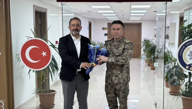 Çorum Belediyesi’nden Polis Haftası Ziyareti