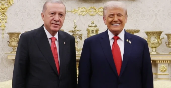 Cumhurbaşkanı Erdoğan, Trump'La Görüştü
