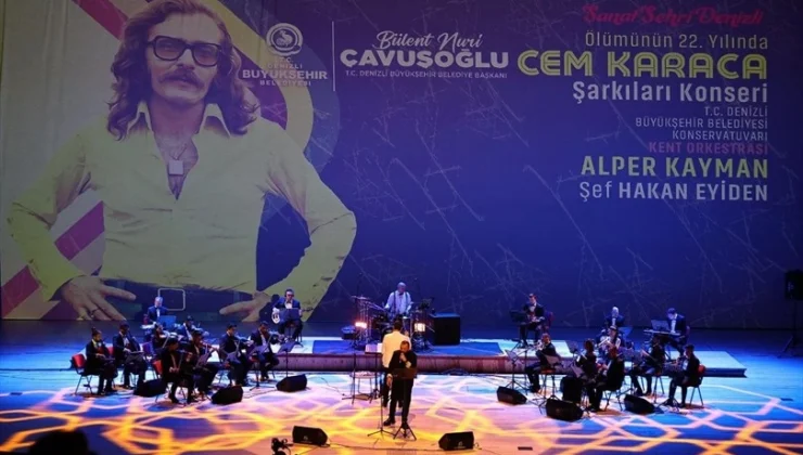 Denizli Büyükşehir’den Cem Karaca Anısına Konser