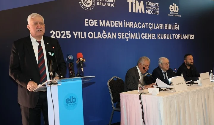 Ege Maden İhracatçıları'Nda Alimoğlu Güven Tazeledi