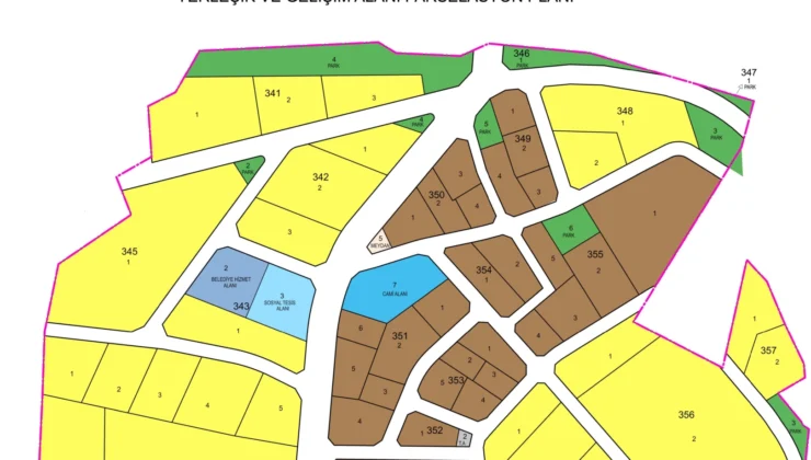 Gebze Kadıllı'Da 11 Hektar Alanda Imar Uygulaması Tamamlandı
