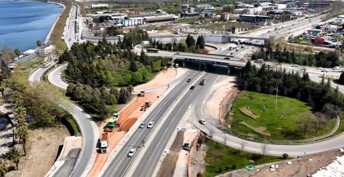 İzmit Sahil Bağlantı Kolu Trafiğe Kapatılıyor