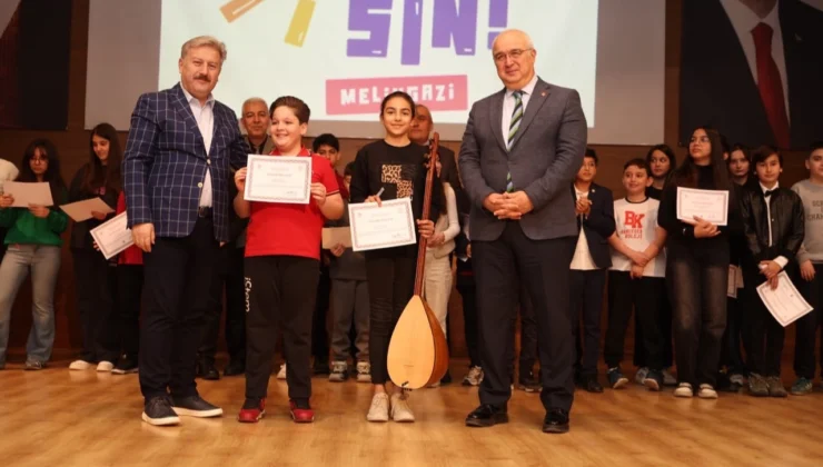 Kayseri Melikgazi'De Minik Müzisyenler Ödüllerine Kavuştu