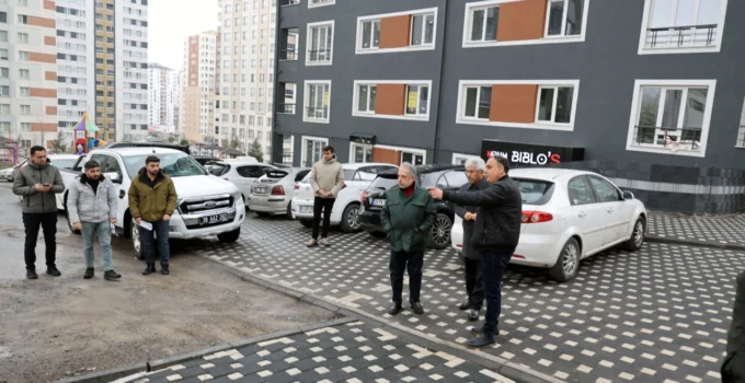 Kayseri Talas'Ta Hafta Sonunda Otopark Mesaisi