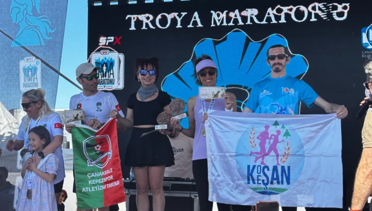 Keşanlı Atletler Çanakkale’de Kürsüye Çıktı